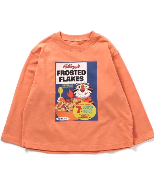 F.O.KIDS（エフオーキッズ）の「F.O.KIDS/エフオーキッズ ケロッグ 長袖Tシャツ（Tシャツ/カットソー・キッズ・パープル/オレンジ/グリーン/キナリ・130/140/150/160）」の15枚目の写真