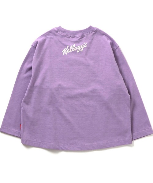 F.O.KIDS（エフオーキッズ）の「F.O.KIDS/エフオーキッズ ケロッグ 長袖Tシャツ（Tシャツ/カットソー・キッズ・パープル/オレンジ/グリーン/キナリ・130/140/150/160）」の10枚目の写真