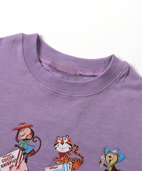 F.O.KIDS（エフオーキッズ）の「F.O.KIDS/エフオーキッズ ケロッグ 長袖Tシャツ（Tシャツ/カットソー・キッズ・パープル/オレンジ/グリーン/キナリ・130/140/150/160）」の22枚目の写真