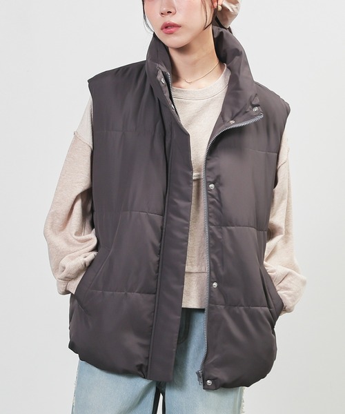 セール】【非フッ素撥水加工】ファイバーダウンベスト（ダウンベスト