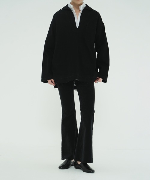 CLANE(クラネ)の「VELVET BELL BOTTOMS(その他パンツ・レディース・ブラック/ブラウン/ピンク・0/2/1)」の5枚目の写真