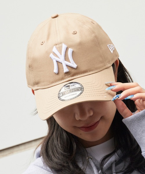 NEW ERA(ニューエラ)の「NEW ERA/ニューエラ LEAGUE ESSENTIAL 9TWENTY キャップ(キャップ・メンズ・カーキ/ベージュ系1・FREE)」の1枚目の写真
