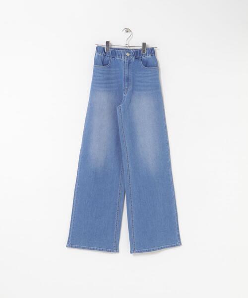 URBAN RESEARCH DOORS（アーバンリサーチドアーズ）の「『WEB/一部店舗限定』デニムイージーパンツ(KIDS)（デニムパンツ・キッズ・グレー/ブルー・150）」の3枚目の写真