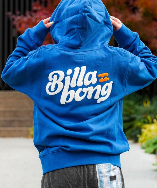 BILLABONG(ビラボン)の「BILLABONG メンズ GROOVY パーカー 【OVER FIT】【2025年秋冬モデル】/ビラボンバックプリントジップアップフーディー・パーカー(パーカー・メンズ・ブルー系その他/ブラック/オフホワイト・MEDIUM/LARGE/X-LARGE)」の3枚目の写真
