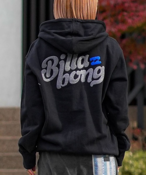 BILLABONG(ビラボン)の「BILLABONG メンズ GROOVY パーカー 【OVER FIT】【2025年秋冬モデル】/ビラボンバックプリントジップアップフーディー・パーカー(パーカー・メンズ・ブルー系その他/ブラック/オフホワイト・MEDIUM/LARGE/X-LARGE)」の2枚目の写真