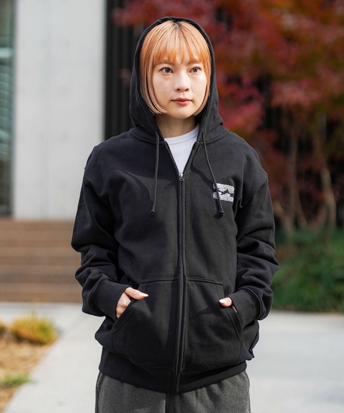 BILLABONG(ビラボン)の「BILLABONG メンズ GROOVY パーカー 【OVER FIT】【2025年秋冬モデル】/ビラボンバックプリントジップアップフーディー・パーカー(パーカー・メンズ・ブルー系その他/ブラック/オフホワイト・MEDIUM/LARGE/X-LARGE)」の9枚目の写真