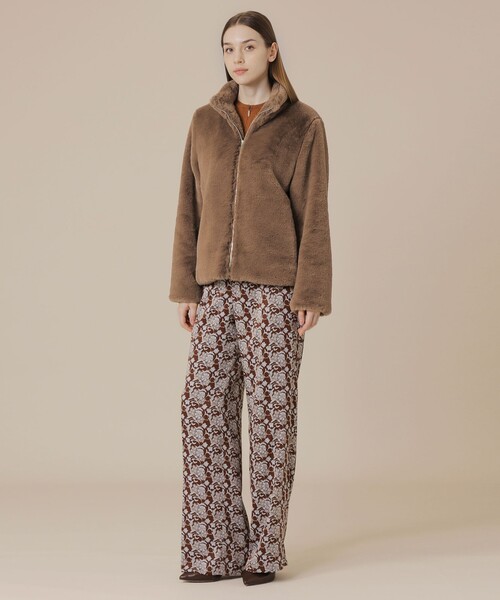 MACKINTOSH LONDON（マッキントッシュ ロンドン）の「フェイクファージャケット（その他アウター・レディース・ベージュ系その他5/チャコールグレー・38）」の10枚目の写真