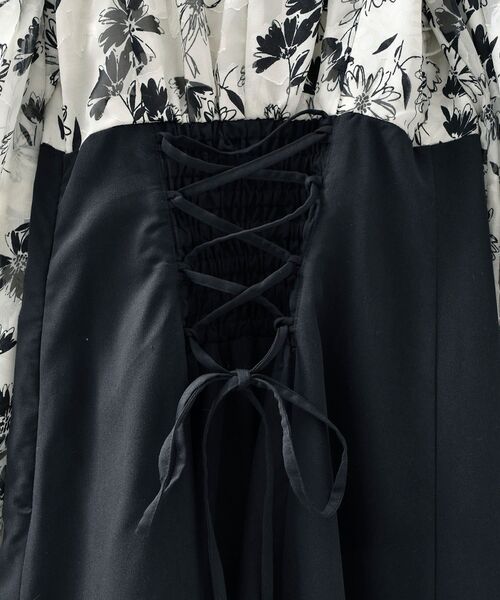 MAJESTIC LEGON（マジェスティックレゴン）の「2wayアメスリウエストキュッとワンピ（ワンピース・レディース・ライトグレー/アイボリー/ブラック・SMALL/MEDIUM）」の17枚目の写真