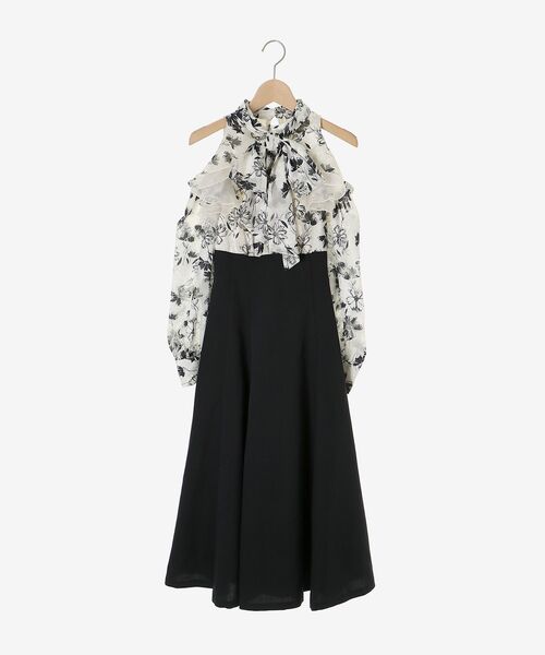 MAJESTIC LEGON（マジェスティックレゴン）の「2wayアメスリウエストキュッとワンピ（ワンピース・レディース・ライトグレー/アイボリー/ブラック・SMALL/MEDIUM）」の21枚目の写真