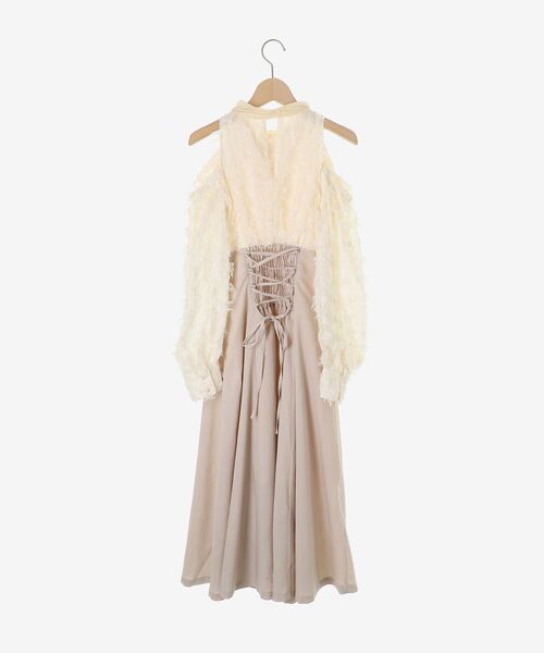 MAJESTIC LEGON（マジェスティックレゴン）の「2wayアメスリウエストキュッとワンピ（ワンピース・レディース・ライトグレー/アイボリー/ブラック・SMALL/MEDIUM）」の22枚目の写真