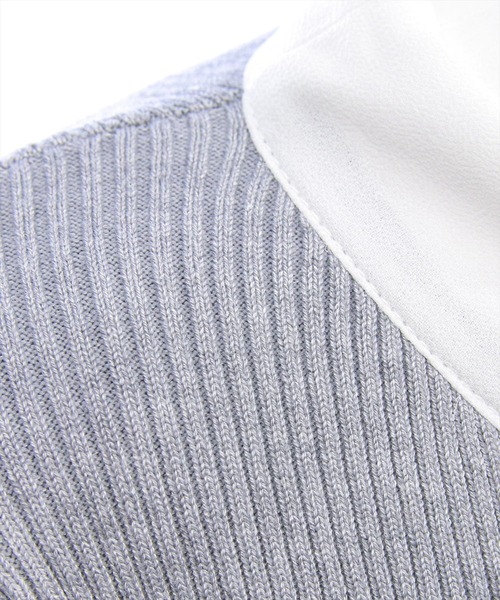clear（クリア）の「布帛ボウタイパワショルニットトップス[大人 フェミニン 上品]（ニット/セーター・レディース・アイボリー/ブラック/グレー/ピンク・F）」の10枚目の写真