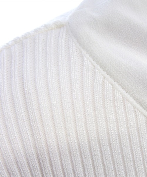 clear（クリア）の「布帛ボウタイパワショルニットトップス[大人 フェミニン 上品]（ニット/セーター・レディース・アイボリー/ブラック/グレー/ピンク・F）」の11枚目の写真