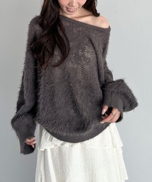 archives | シャギーフラワーＪＱミドルニットプルオーバー(ニット/セーター)