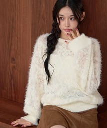 archives | シャギーフラワーＪＱミドルニットプルオーバー(ニット/セーター)