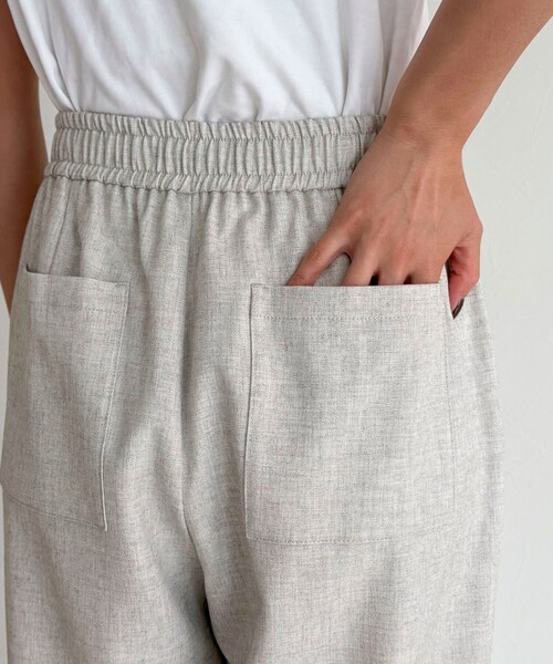 fredy emue(フレディエミュ)の「ウールライクイージーセミワイドパンツ(その他パンツ・レディース・アイボリー/ブラック/ブラウン/ベージュ系その他・34/36/38)」の19枚目の写真