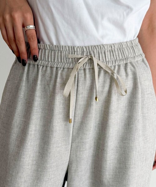 fredy emue(フレディエミュ)の「ウールライクイージーセミワイドパンツ(その他パンツ・レディース・アイボリー/ブラック/ブラウン/ベージュ系その他・34/36/38)」の20枚目の写真