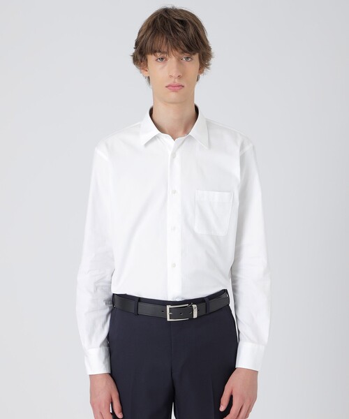 BLACK LABEL CRESTBRIDGE（ブラックレーベル・クレストブリッジ）の「ピンオックスカラーランレギュラーカラーシャツ（シャツ/ブラウス・メンズ・ホワイト/パープル系その他/グリーン系その他/ライトイエロー・S/M/L/XL）」の5枚目の写真