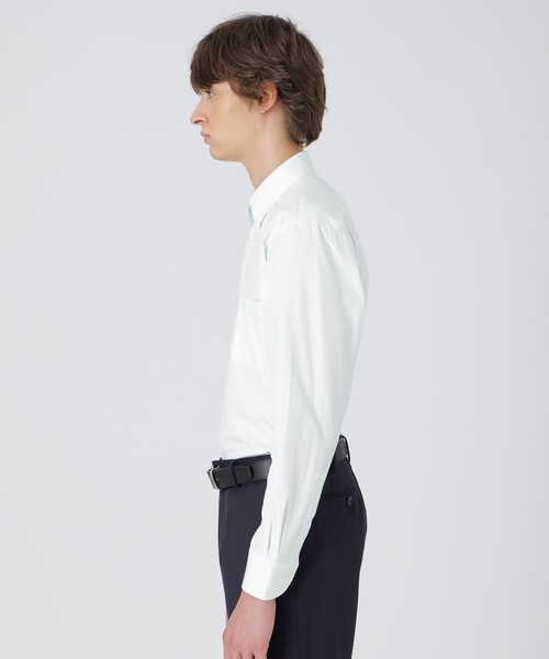 BLACK LABEL CRESTBRIDGE（ブラックレーベル・クレストブリッジ）の「ピンオックスカラーランレギュラーカラーシャツ（シャツ/ブラウス・メンズ・ホワイト/パープル系その他/グリーン系その他/ライトイエロー・S/M/L/XL）」の18枚目の写真