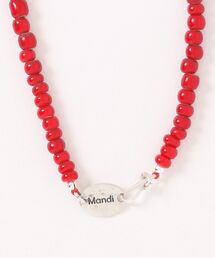 MANANAS（マナナス）の「【MANANAS】Ｍandi/ マンディ Beads Necklace (60cm) アンティークビーズネックレス MD-nes60w（ネックレス）」