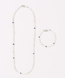 MANANAS（マナナス）の「【MANANAS】Ｍandi/ マンディ Beads Necklace (60cm) アンティークビーズネックレス MD-nes60w（ネックレス）」