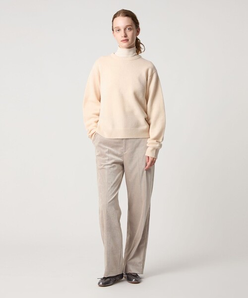 Steven Alan（スティーブンアラン）の「＜Steven Alan＞ウール カシミヤ プルオーバーニット（ニット/セーター・レディース・ブラック/オフホワイト/コバルトブルー/ベージュ・FREE）」の5枚目の写真