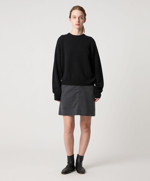 Steven Alan（スティーブンアラン）の「＜Steven Alan＞ウール カシミヤ プルオーバーニット（ニット/セーター・レディース・ブラック/オフホワイト/コバルトブルー/ベージュ・FREE）」の6枚目の写真