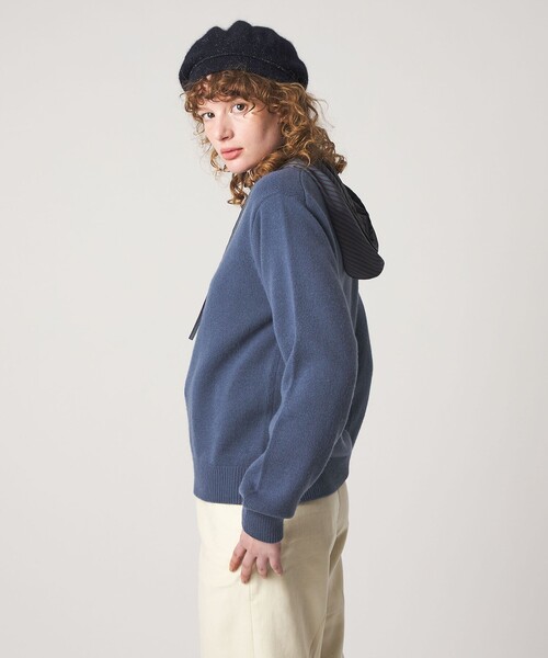 Steven Alan（スティーブンアラン）の「＜Steven Alan＞ウール カシミヤ プルオーバーニット（ニット/セーター・レディース・ブラック/オフホワイト/コバルトブルー/ベージュ・FREE）」の8枚目の写真