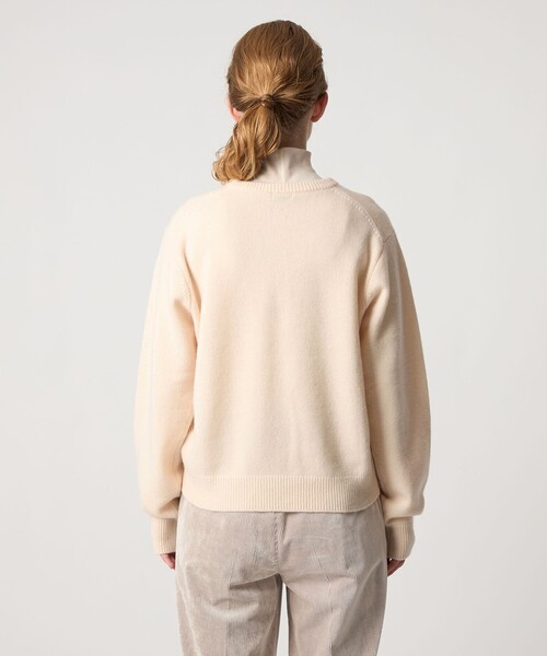 スティーブンアラン カシミヤ混 ヘビーコットンウール 長袖ニット L ブラック Steven Alan（スティーブンアラン）の「＜Steven Alan＞ HAMILTON KSN