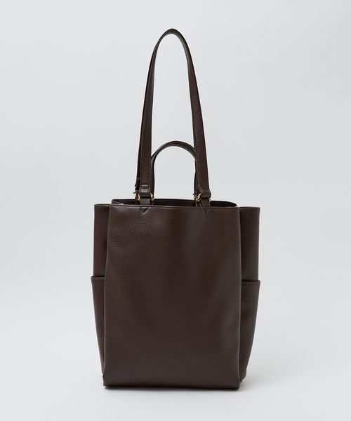 soeur（スール）の「●SOEUR/ダブルハンドルトート/A4/通勤（トートバッグ・レディース・ライトグレー/ダークブラウン/ブラック・フリー）」の9枚目の写真