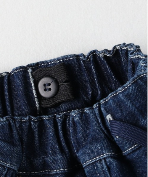 MPS(エムピーエス)の「【MPS】デニムジョガーパンツ(カジュアル スタイリッシュ 快適 ゴム仕様 ドローストリング)(デニムパンツ・キッズ・ダークインディゴブルー/ブラック・110/120)」の10枚目の写真