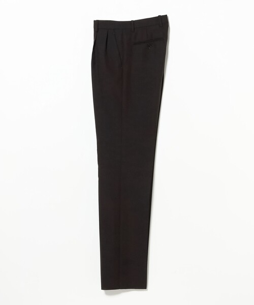 BEAMS F(ビームスエフ)の「【別注】ORTELO / ウール フレスコ 2プリーツ ワイドスラックス(その他パンツ・メンズ・ダークブラウン・50/46/44/48)」の4枚目の写真