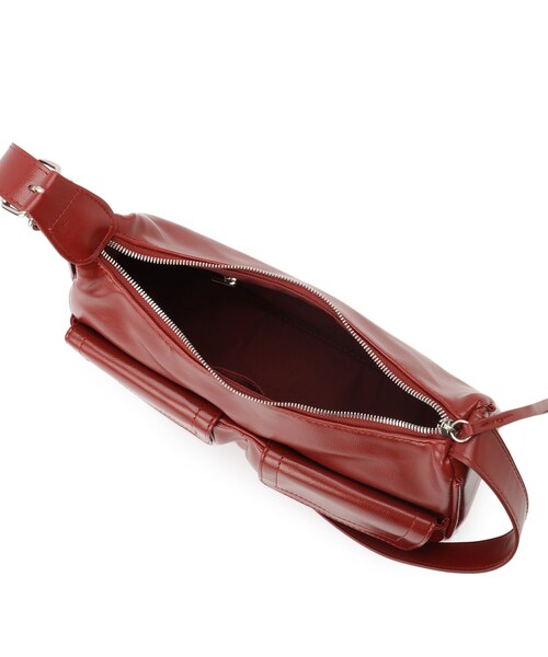 Ober Tashe（オーバータッシェ）の「フロントポケットショルダーバッグ（ショルダーバッグ・レディース・レッド系1/ブラック/キャメル・FREE）」の21枚目の写真