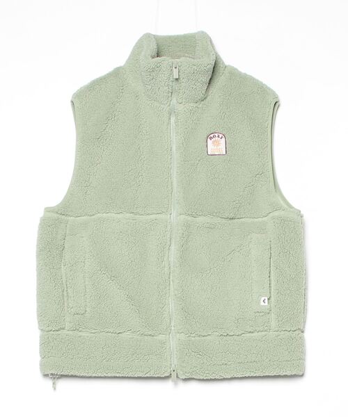 ROXY（ロキシー）の「ロキシー ROXY BELLIS BOA VEST（ベスト・レディース・オフホワイト/ブラック/ブラウン/グリーン・S/M/L）」の4枚目の写真