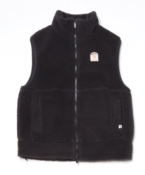 ROXY（ロキシー）の「ロキシー ROXY BELLIS BOA VEST（ベスト・レディース・オフホワイト/ブラック/ブラウン/グリーン・S/M/L）」の3枚目の写真