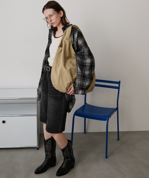 Auntie Rosa Holiday（アンティローザホリデー）の「サークルトートバッグ（トートバッグ・レディース・ブラック/ベージュ・FREE）」の10枚目の写真