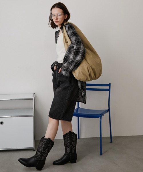 Auntie Rosa Holiday（アンティローザホリデー）の「サークルトートバッグ（トートバッグ・レディース・ブラック/ベージュ・FREE）」の11枚目の写真