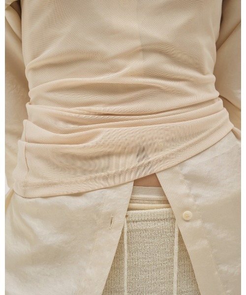 TODAYFUL(トゥデイフル)の「2set Layered Shirts(Tシャツ/カットソー・レディース・キナリ/インディゴブルー・FREE)」の6枚目の写真