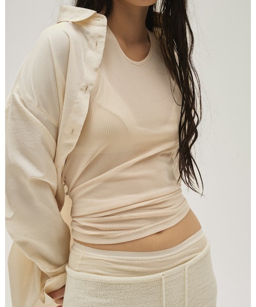 TODAYFUL(トゥデイフル)の「2set Layered Shirts(Tシャツ/カットソー・レディース・キナリ/インディゴブルー・FREE)」の8枚目の写真