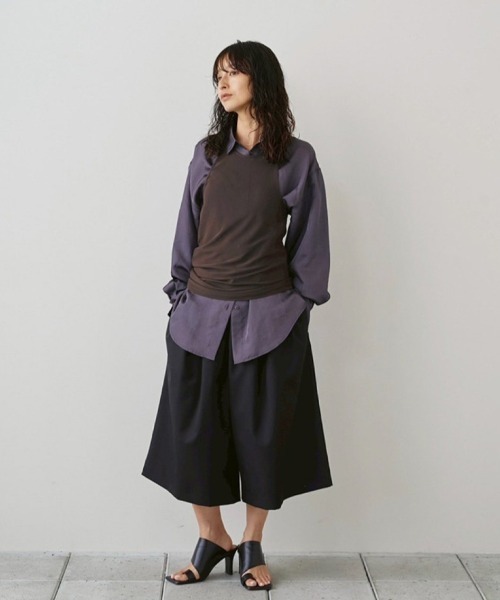 TODAYFUL(トゥデイフル)の「2set Layered Shirts(Tシャツ/カットソー・レディース・キナリ/インディゴブルー・FREE)」の19枚目の写真