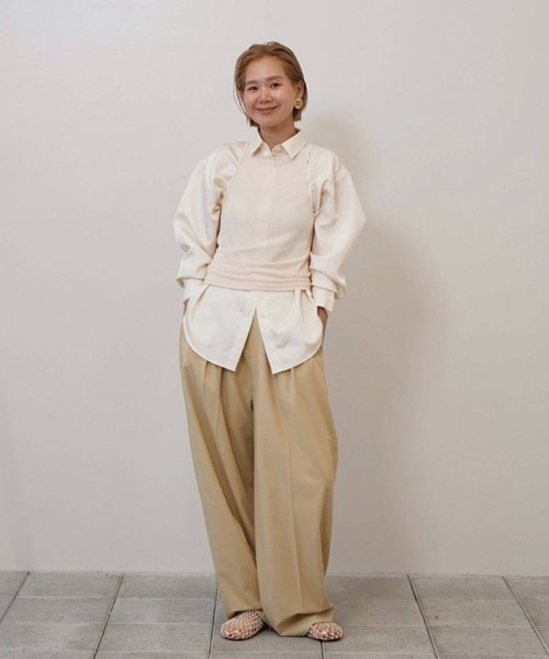 TODAYFUL(トゥデイフル)の「2set Layered Shirts(Tシャツ/カットソー・レディース・キナリ/インディゴブルー・FREE)」の17枚目の写真