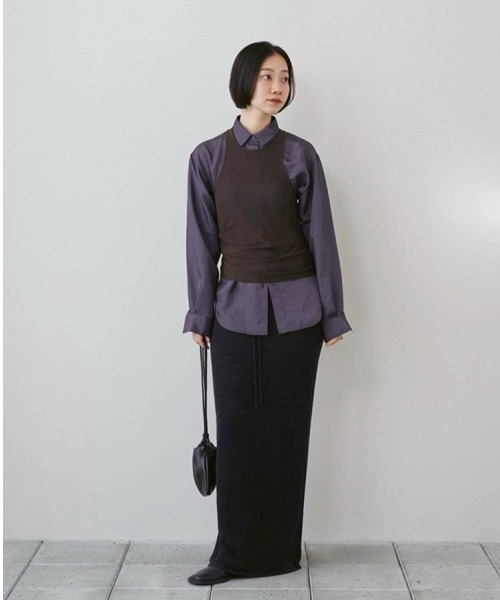 TODAYFUL(トゥデイフル)の「2set Layered Shirts(Tシャツ/カットソー・レディース・キナリ/インディゴブルー・FREE)」の18枚目の写真
