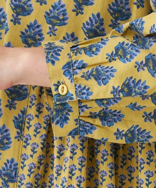 チチカカ（チチカカ）の「ブーケワンピース（ワンピース・レディース・マスタード/ネイビー・FREE）」の12枚目の写真