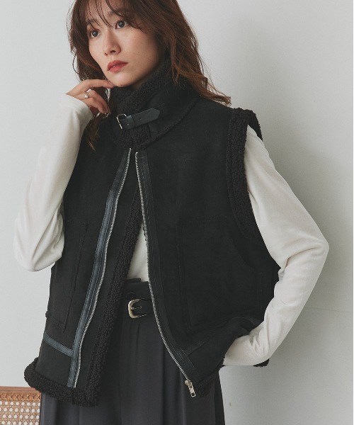 ムートン ボアベスト