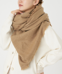 【新品タグ付】IENAイエナCERVINOプレーンカシミヤストール70*180 ウール カシミヤ ストール 大判 ライオン 柄 NOEL イヌイ