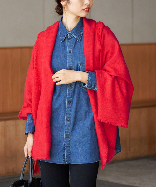 NIMNIMDUAI/ニムニムデュアイ PASHMINA WOOL PLANE STOLE ストール 276