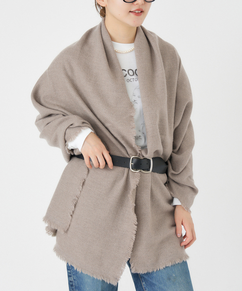 NIMNIMDUAI/ニムニムデュアイ PASHMINA WOOL PLANE STOLE ストール 276