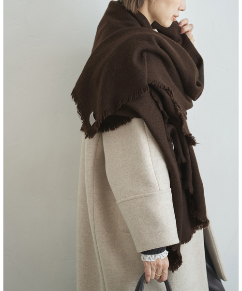 NIMNIMDUAI/ニムニムデュアイ PASHMINA WOOL PLANE STOLE ストール 276