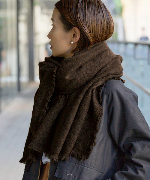 NIMNIMDUAI/ニムニムデュアイ PASHMINA WOOL PLANE STOLE ストール 276