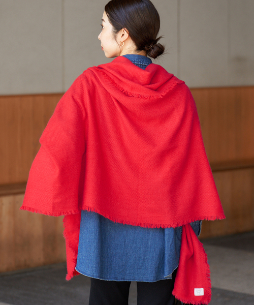 NIMNIMDUAI/ニムニムデュアイ PASHMINA WOOL PLANE STOLE ストール 276