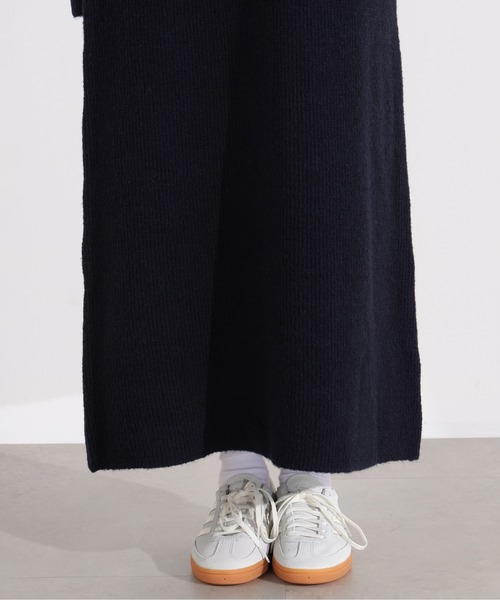 N.（N. Natural Beauty Basic）（エヌエヌナチュラルビューティーベーシック）の「リボンニットアンサンブルワンピース（ワンピース・レディース・ネイビー/グレー・MEDIUM）」の9枚目の写真